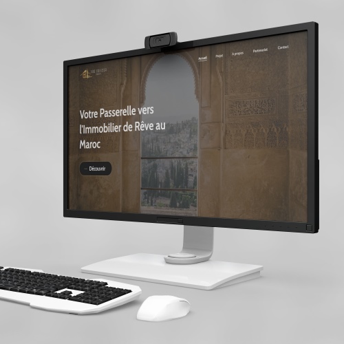 Mock up du site web Pro Advisor Agency réalisé par wii Studio